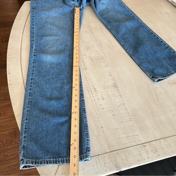 Silver Bootcut Button Fly Jeans Size 12 - Picture 8 of 10